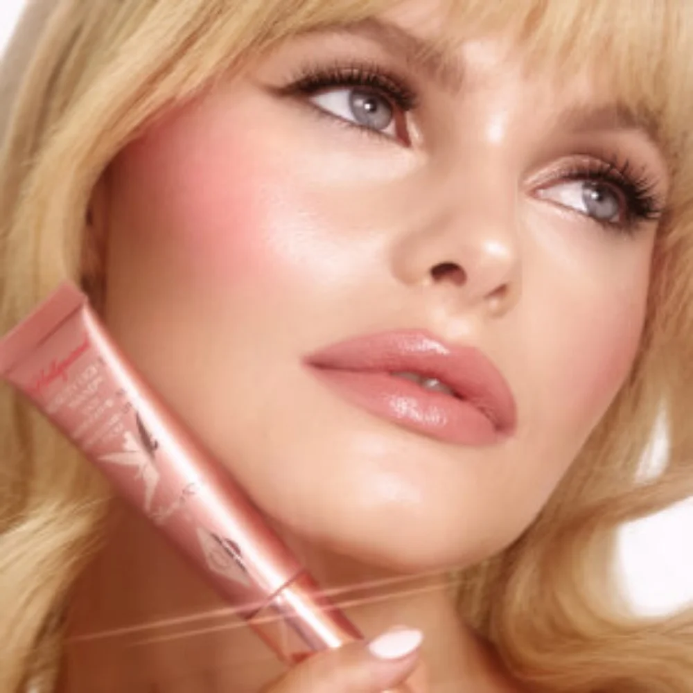 Charlotte Tilbury × Disney TINKERBELL Liquid Blush Highlighter - Radiant Pink